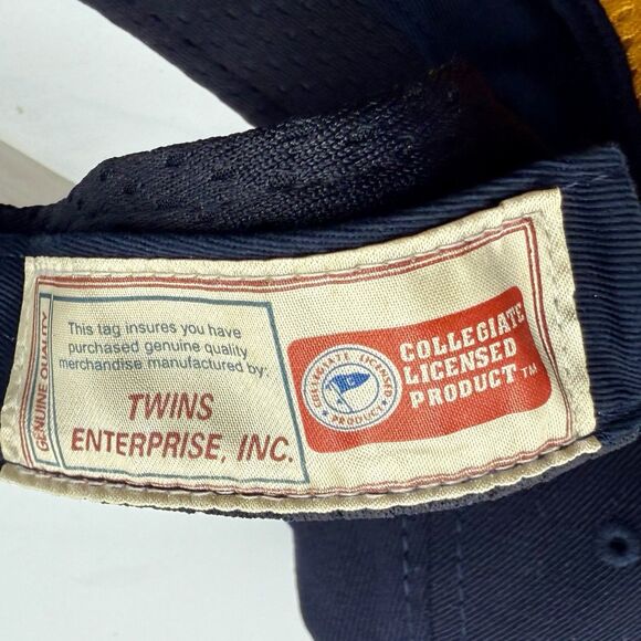 University of California Bears‎ Visor OSFA Hat Cap Vintage Navy Blue & Gold - Picture 6 of 7